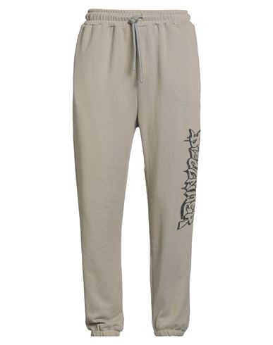 Disclaimer Man Pants Taupe Size M Cotton In Gray