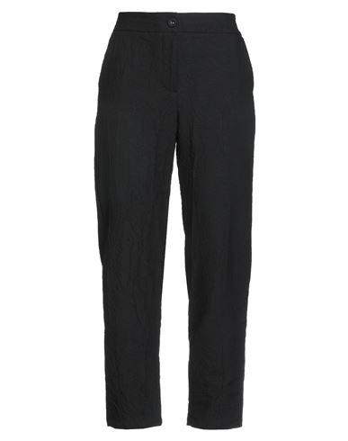 Souvenir Privée Woman Pants Black Size L Polyester, Viscose In Black