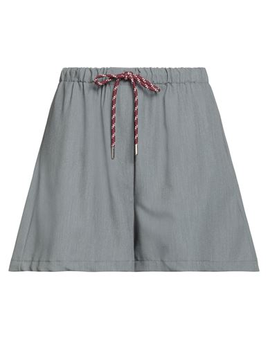 Vicolo Woman Shorts & Bermuda Shorts Grey Size S Polyester, Viscose, Elastane In Gray