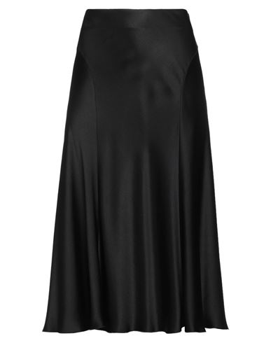 Alberta Ferretti A-line Midi Skirt In Black