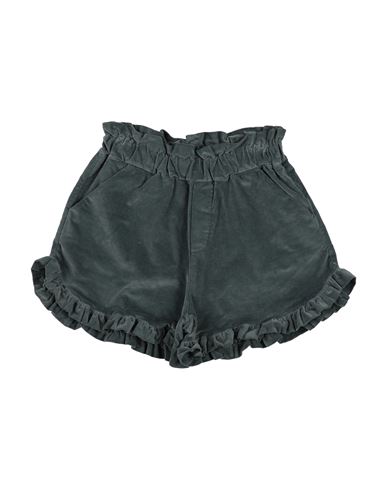 Fiorile Toddler Girl Shorts & Bermuda Shorts Charcoal Size 6 Cotton, Elastane In Black