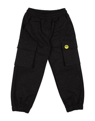 Barrow Toddler Girl Pants Black Size 4 Cotton, Elastane In Black