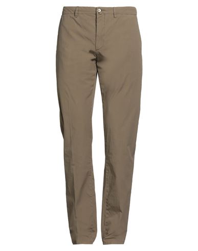 Siviglia Man Pants Khaki Size 35 Cotton, Elastane In Sand