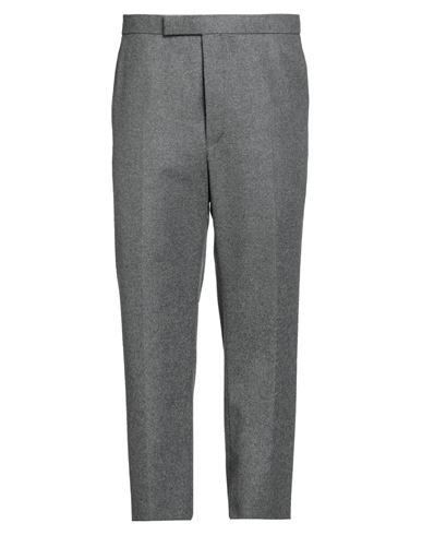Thom Browne Man Pants Grey Size 4 Virgin Wool In Gray