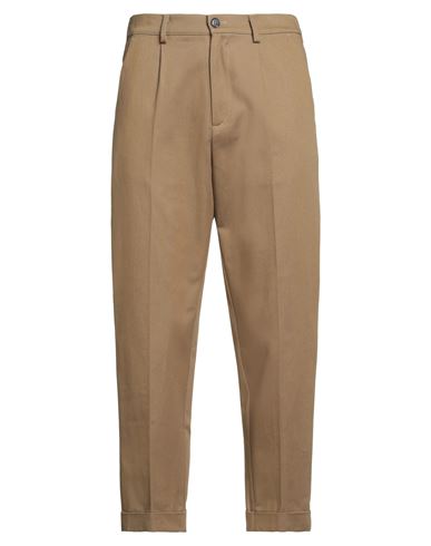 True Nyc Man Pants Camel Size 32 Cotton In Brown