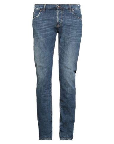 Messagerie Man Jeans Blue Size 33 Cotton, Elastane