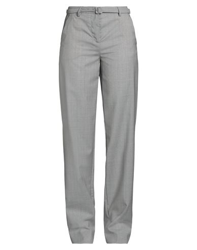 Lardini Woman Pants Grey Size 8 Wool In Gray