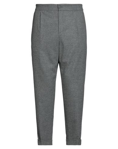 Hugo Boss Boss Man Pants Lead Size 38 Wool, Polyester, Viscose, Polyamide, Elastane In Gray