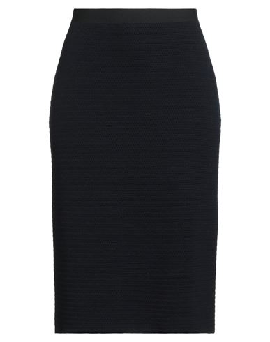 Fabiana Filippi Woman Midi Skirt Midnight Blue Size 10 Virgin Wool