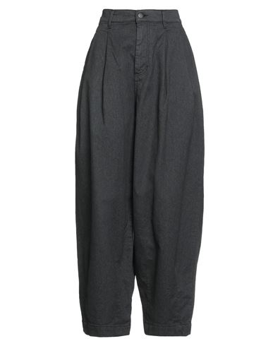 Cigala's Woman Jeans Black Size 28 Viscose, Cotton, Polyester, Elastane In Black