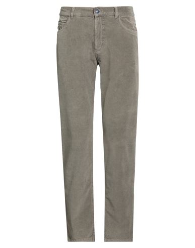 40weft Man Pants Military Green Size 28 Cotton, Elastane