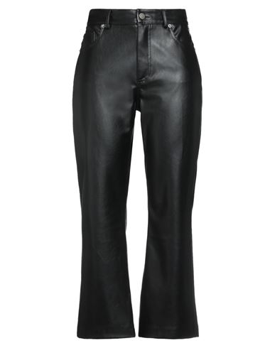 Souvenir Privée Woman Pants Black Size L Polyester, Polyurethane In Black
