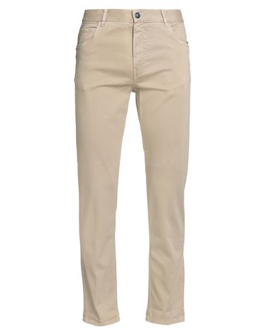 40weft Man Pants Sand Size 38 Cotton, Elastane