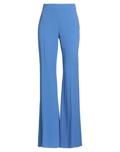 Moschino Woman Pants Pastel Blue Size 4 Acetate, Viscose In Blue
