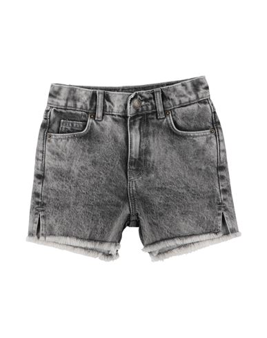 Zadig & Voltaire Toddler Girl Denim Shorts Black Size 6 Polyester, Cotton