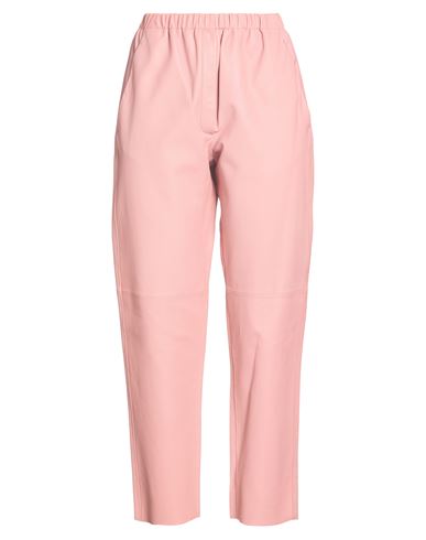 Forte Forte Forte_forte Woman Pants Antique Rose Size 2 Leather In Purple