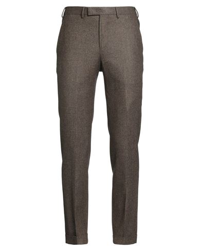 Pt Torino Pleated Wool Trousers In Neutral