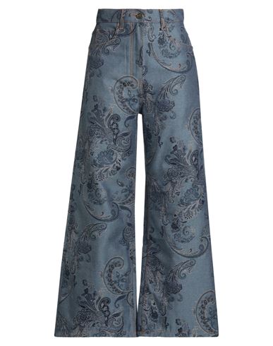 Etro Woman Jeans Blue Size 27 Cotton, Polyester