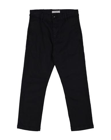 Paolo Pecora Toddler Boy Pants Midnight Blue Size 6 Cotton, Elastane In Black
