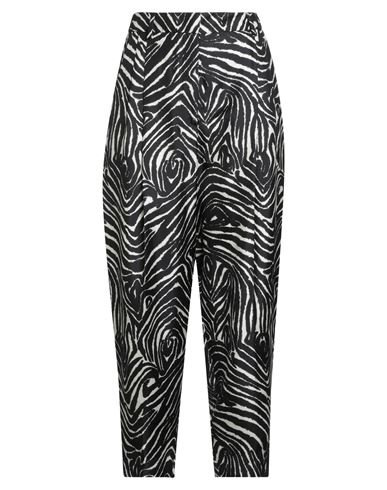Alberto Biani Woman Pants Black Size 8 Silk