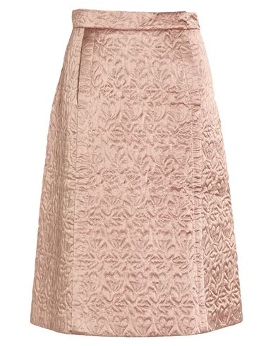 Maison Margiela Woman Midi Skirt Antique Rose Size 4 Acetate In Pink