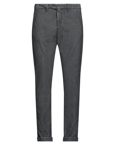 B Settecento Man Pants Charcoal Size 40 Cotton, Polyester, Elastane