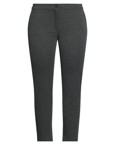 Maria Bellentani Woman Pants Charcoal Size 16 Viscose, Polyamide, Elastane In Gray