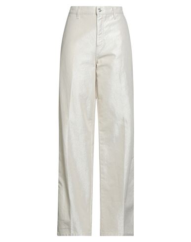 Nine In The Morning Woman Jeans Ivory Size 30 Cotton, Viscose, Polyester