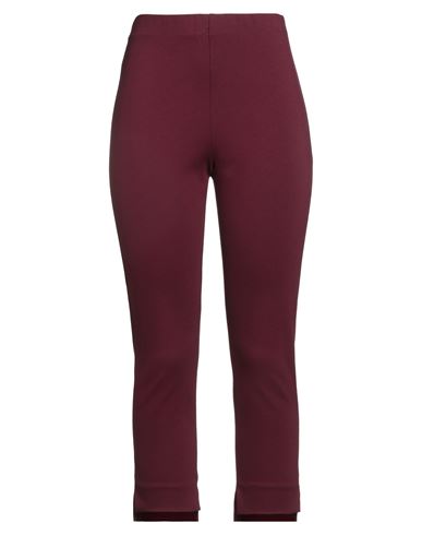 Haveone Woman Pants Plum Size M Viscose, Polyamide, Elastane