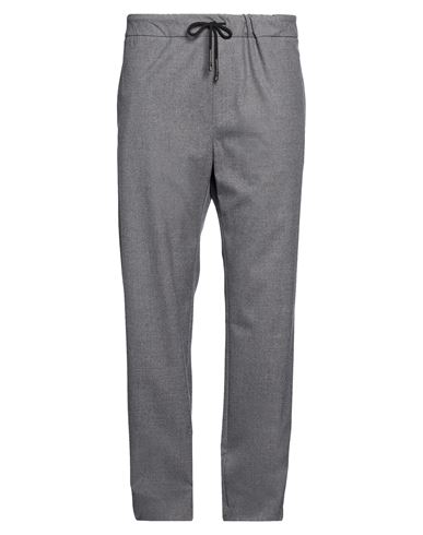 Alpha Studio Man Pants Grey Size 36 Polyester, Viscose, Elastane In Gray
