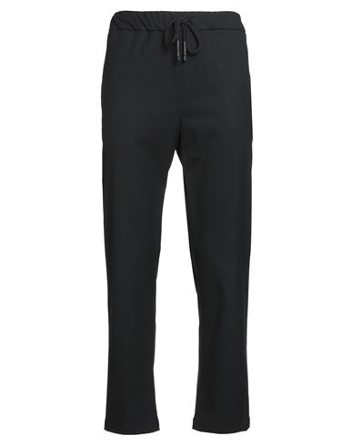 Alpha Studio Man Pants Black Size 38 Polyester, Viscose, Elastane