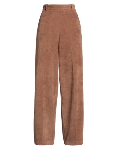 Circolo 1901 Woman Pants Brown Size 6 Cotton, Polyester