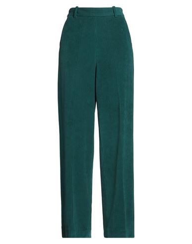 Circolo 1901 Woman Pants Emerald Green Size 10 Cotton, Polyester