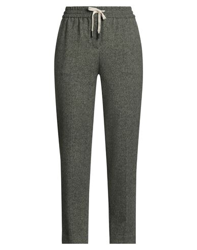 Circolo 1901 Woman Pants Military Green Size 6 Cotton, Elastane