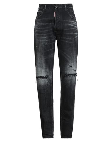 Dsquared2 Woman Jeans Black Size 8 Cotton