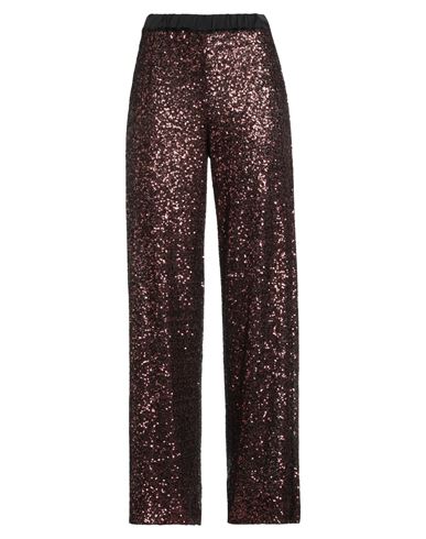 Ottod'ame Woman Pants Bronze Size 10 Polyester