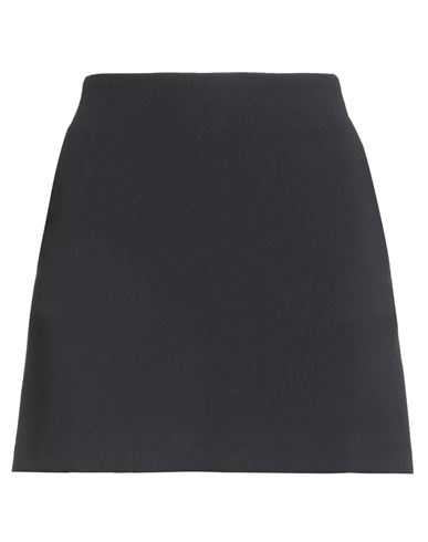 Ottod'ame Woman Mini Skirt Black Size 6 Polyester, Viscose, Elastane