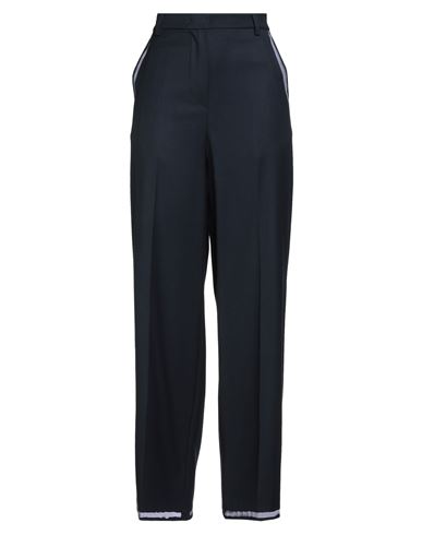 Alpha Studio Woman Pants Navy Size 10 Polyester, Viscose, Elastane In Black