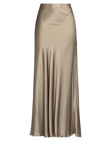 Ottod'ame Woman Maxi Skirt Khaki Size 8 Viscose