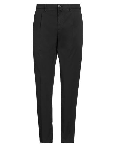 Siviglia Man Pants Black Size 35 Viscose, Polyamide, Elastane In Black