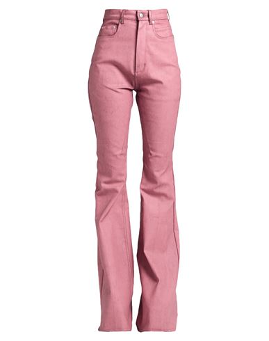 Rick Owens Woman Jeans Antique Rose Size 27 Cotton, Elastomultiester, Rubber