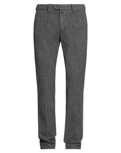 B Settecento Man Pants Lead Size 33 Cotton, Elastane