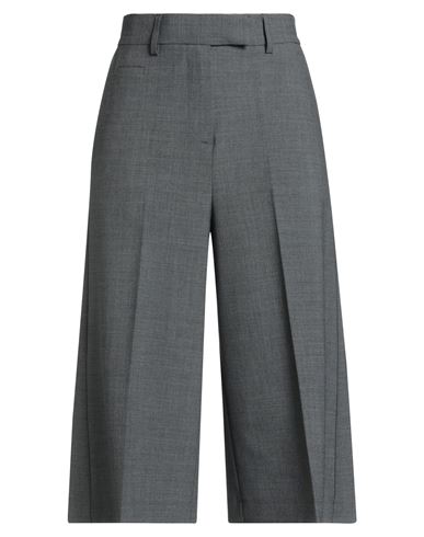 Ottod'ame Woman Pants Grey Size 6 Polyester, Wool, Elastane