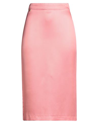 Manila Grace Woman Midi Skirt Salmon Pink Size 10 Viscose