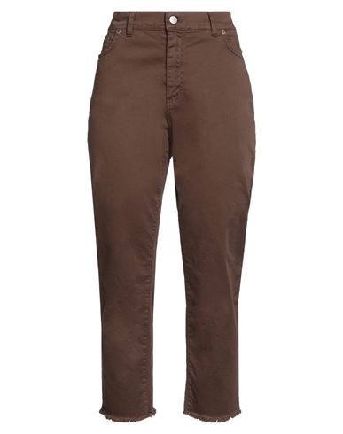 Susy-mix Susy Star By  Woman Pants Chocolate Brown Size 1 Cotton, Elastane