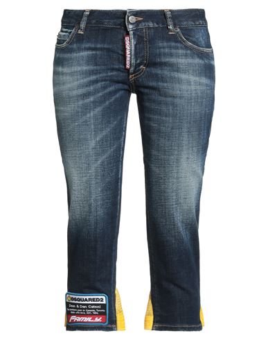 Dsquared2 Woman Jeans Blue Size 6 Cotton, Elastane