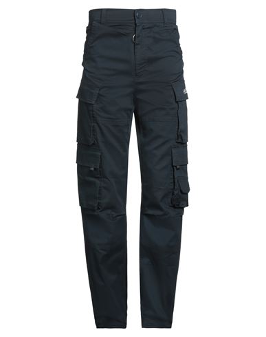 Martine Rose Man Pants Midnight Blue Size 36 Cotton, Elastane In Blue