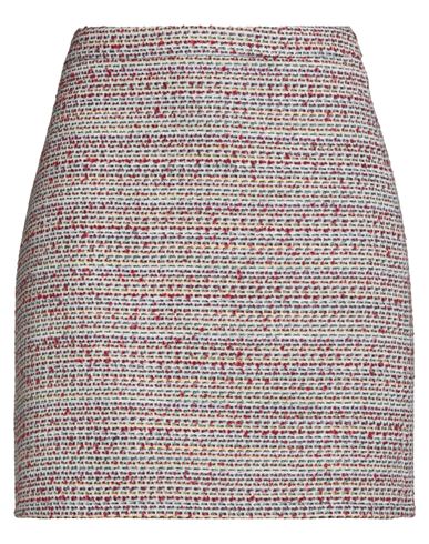 Karl Lagerfeld Woman Mini Skirt Red Size 8 Polyester, Acrylic, Cotton, Viscose