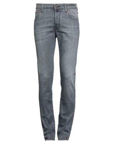 Man Jeans Chocolate brown Size 33 Cotton, Elastane