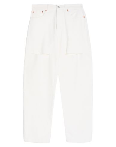 Forte Dei Marmi Couture Woman Pants White Size 26 Cotton, Elastane